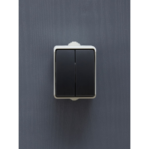 FORS Выкл. 2-кл. о/у IP54 ВС20-2-0-ФСр сер. IEK