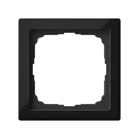 Systeme Electric ArtGallery Pure Органическое стекло Черный Рамка 1-ая