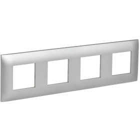 IEK SKANDY Серебряный Рамка 4-ая SK-F04S