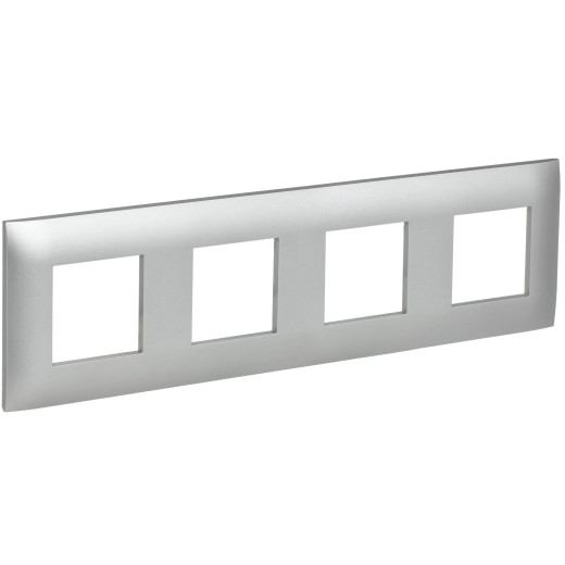 SKANDY Рамка 4-мест. SK-F04S сереб. IEK