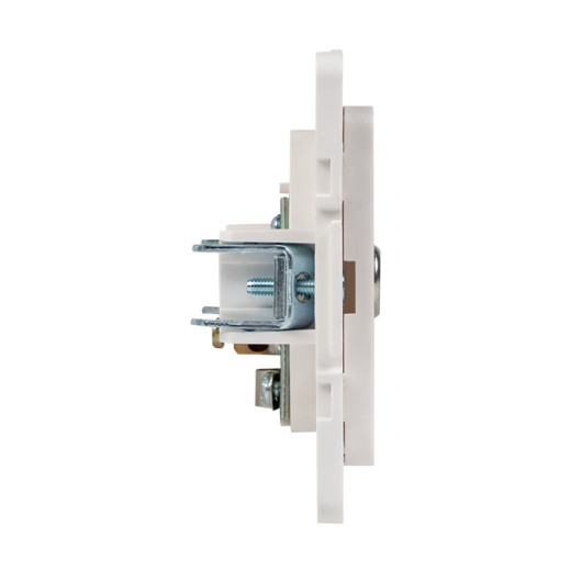 Стокгольм Механизм Розетки TV 1-местной 75Ом 5-862МГц винтовые клеммы белый EKF PROxima