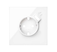 Simon 100 Белый глянец Кит 1 пост, фронт. Накладка на 1 розетку Schuko с з/у USB SC