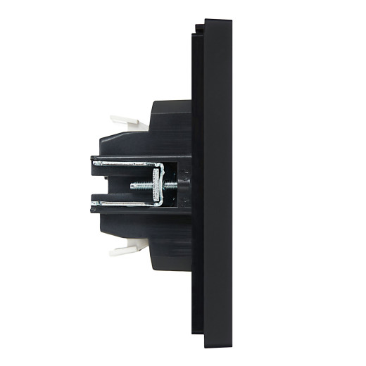 FORTE&PIANO Выключ. 2-кл. прох. 10А FP107 чер. IEK