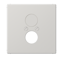 JUNG Крышка для 2-х гнезд (разъемов для громкоговорителей) светло-серая