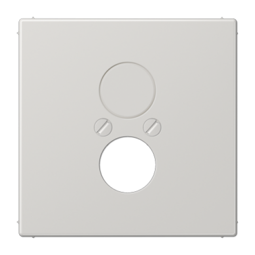 Крышка для 2-х гнезд (разъемов для громкоговорителей), светло-серая