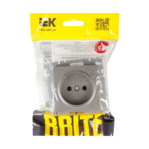 BRITE Роз. без з/к/ш 10А РС10-1-0-БрС сталь IEK