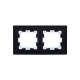 BRITE Рамка 2-мест. IP44 РУ-2-БрЧ-44 черн. IEK