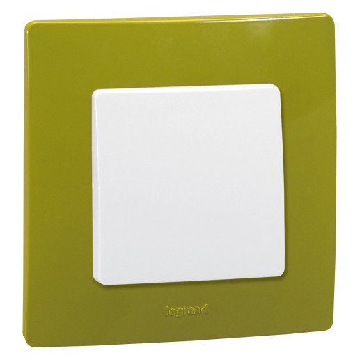 Рамка 1 пост - Legrand Etika - зелёный папоротник