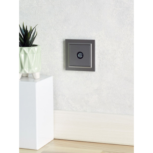 BRITE Роз. TV оконечная РТВ11-0-БрС сталь IEK