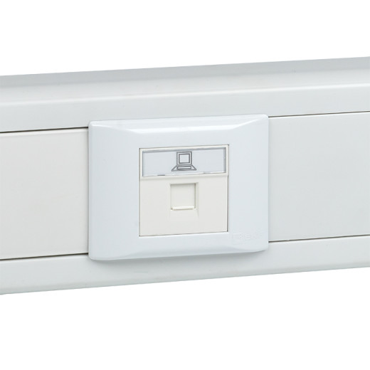 Розетка RJ45 кат. 5e, 2 модуля EKF