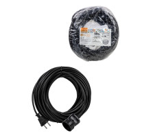 TDM Удлинитель-шнур силовой народный ПВС 2200 Вт б/з, 20м, штепс. гнездо У-12006