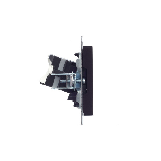 BRITE Роз. комп. 2-ая RJ45 кат.5E РК10-2-БрЧ черн. IEK