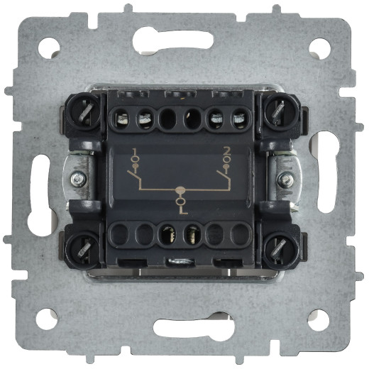 BRITE Выключ. 2-кл. 10А ВС10-2-0-БрАБ а/б IEK