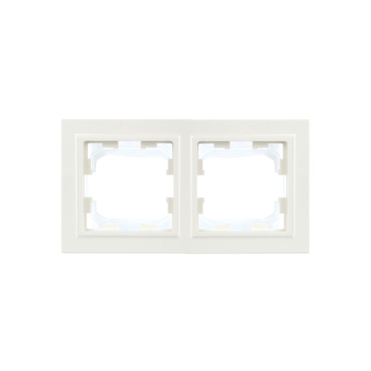 BRITE Рамка 2-мест. IP44 РУ-2-БрБ-44 бел. IEK