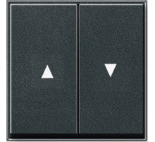 Gira TX44 Антрацит Двойная клавиша для жалюзи со стрелками