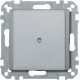 MERTEN ЦЕНТР.ПЛАТА с отверстием д/кабеля телефонного разъема, АЛЮМИНИЙ, SM