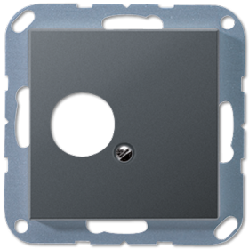 JUNG крышка для 1 гнезда, матовый антрацит