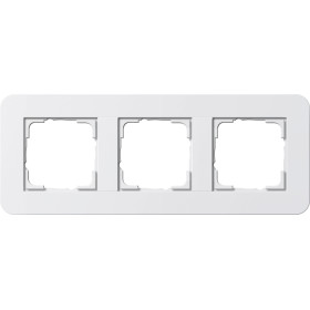 Gira E3 Белый глянцевый Рамка 3-ая