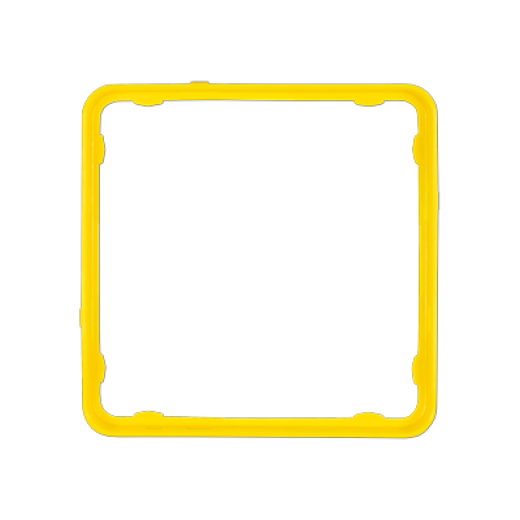 Внутренняя цветная рамка, желтая
