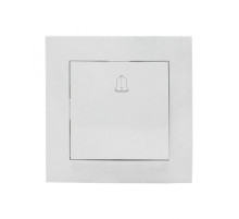 EKF PROxima Валенсия кнопка звонка 10А белая.