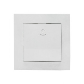 EKF PROxima Валенсия кнопка звонка 10А белая.