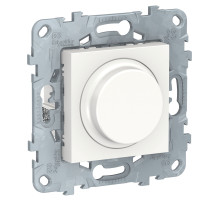 Schneider Electric Unica New Бел Светорегулятор LED поворотно-нажимной, универсальный 5-200Вт