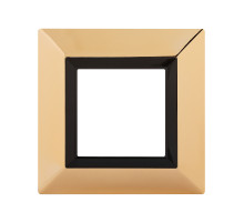 DKC Avanti Рамка из металла, золотая, 1 пост (2 мод.)