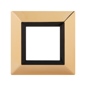 DKC Avanti Рамка из металла, золотая, 1 пост (2 мод.)