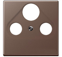 JUNG A 500 Мокка Накладка TV-SAT-FM розетки