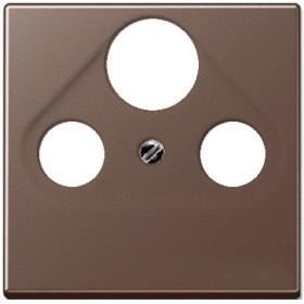 JUNG A 500 Мокка Накладка TV-SAT-FM розетки