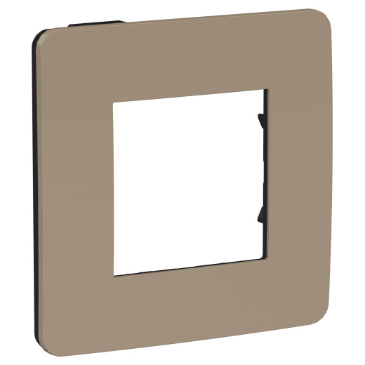 UNICA STUDIO рамка 1-постовая, песочный/антрацит