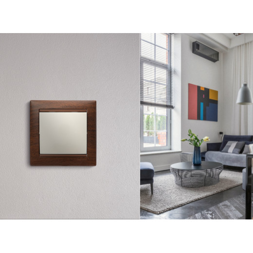 Выключатель одноклавишный - Legrand Valena - 10А 250В схема 1 безвинтовые зажимы - слоновая кость