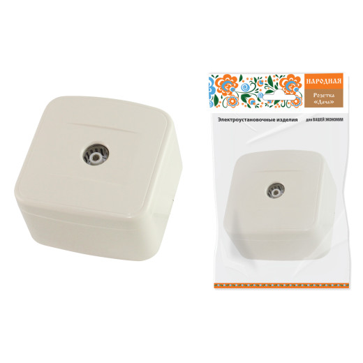 Розетка TВ простая (0-2400 Гц,  