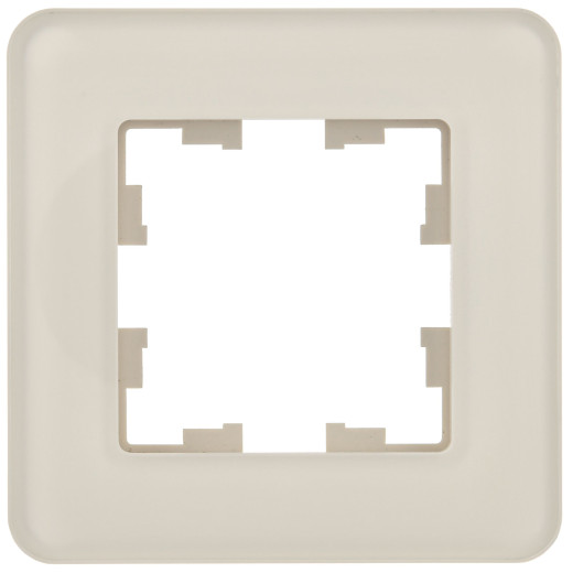 BRITE Рамка 1-мест. РУ-1-2-Бр стекло песчаный RE IEK