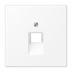 JUNG LS 990 Белый матовый Плата для одного модуля, фиксация винтом