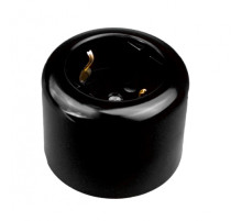 BIRONI Ришелье Пластик Черный Розетка с/з