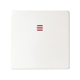 Simon 82 Белая Клавиша 1-ая с подсветкой