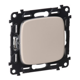 Legrand Valena ALLURE DIY Сл.кость Выключатель 1-клавишный 10А 250В.