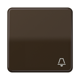 JUNG CD 500/CD plus Коричневая Клавиша 1-ая с символом ЗВОНОК