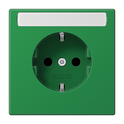 SCHUKO розетка с полем для надписи 9x58 мм