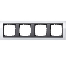 Gira Event Clear Бел/Антрацит Рамка 4-ая