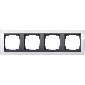 Gira Event Clear Бел/Антрацит Рамка 4-ая