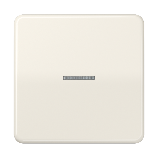 Клавиша с окошком для выключателя и кнопки с подсветкой, слоновая кость