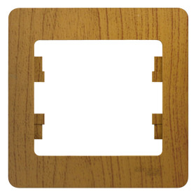 Systeme Electric Glossa Дерево Дуб Рамка 1-ая