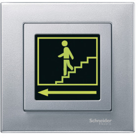 Schneider Electric Merten SM Алюминий Накладка с полем для надписи