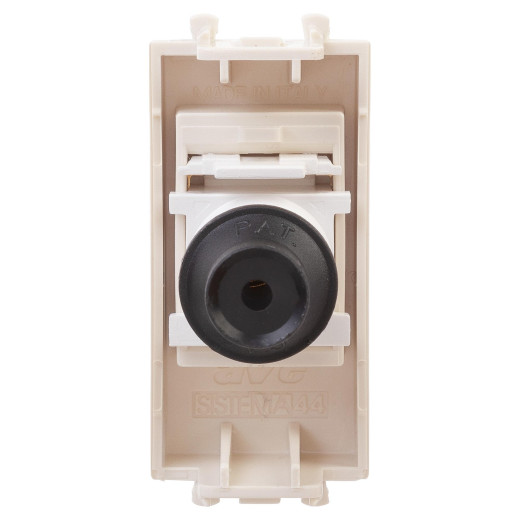 Розетка TV одиночная модульная, Avanti, ванильная дымка, 1 модуль