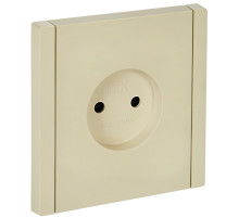 IEK FORTE&PIANO Ваниль Розетка б/з винтовое крепление 10А FP418