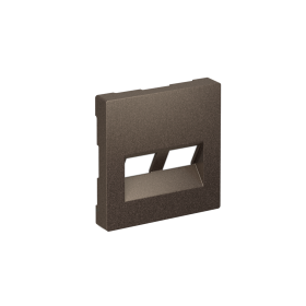 Systeme Electric AtlasDesign Мокко Накладка двойная для информационных функций типа Keystone