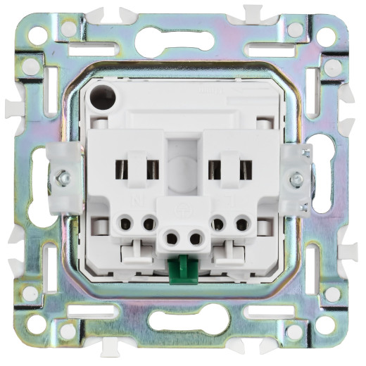 SKANDY Роз. с з/к/ш 16А б/к SK-R06Gr сер. IEK