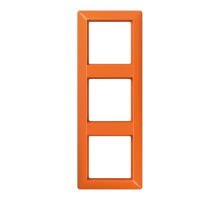 JUNG AS 500 Оранжевая Рамка 3-ая ударопрочная